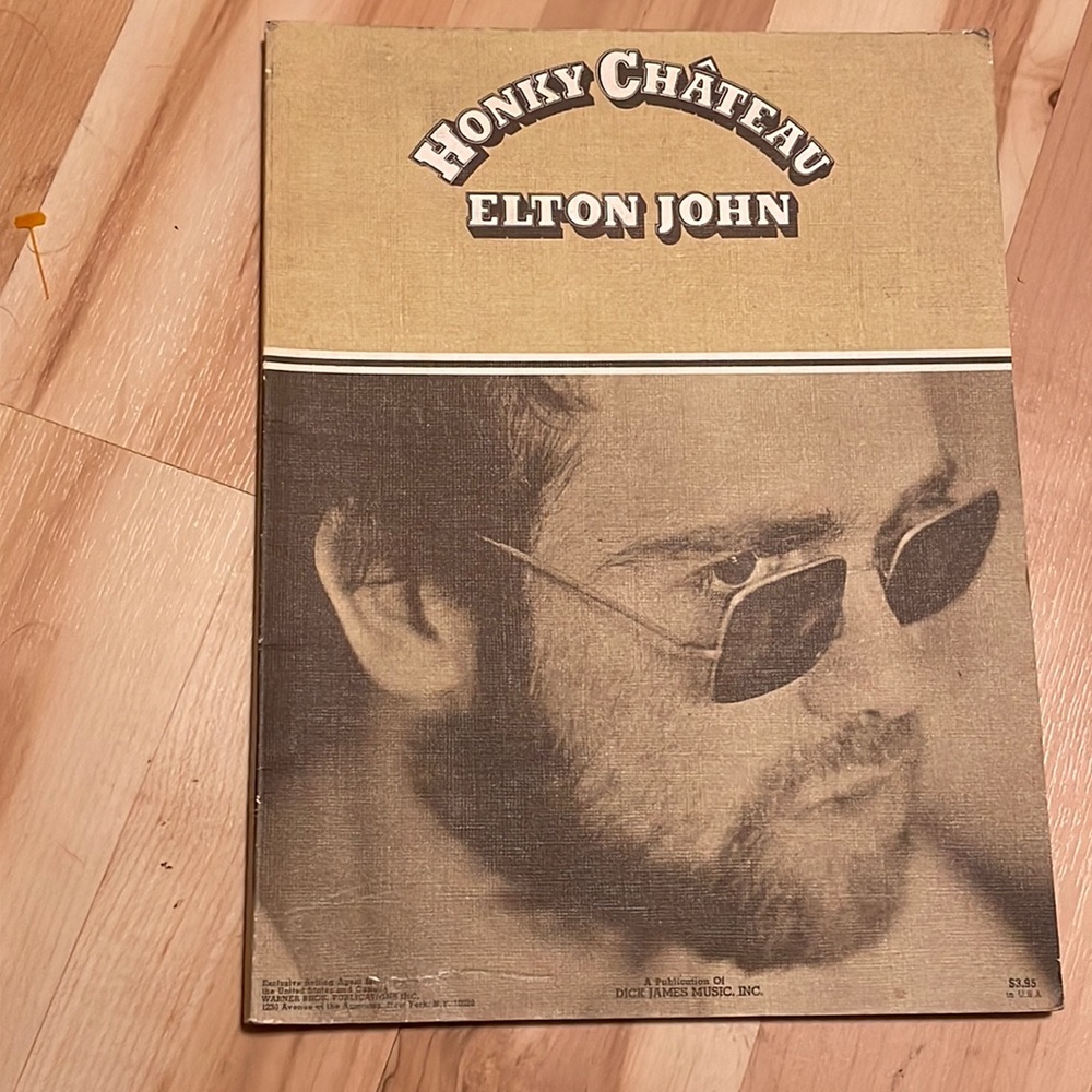 “Honky Château” Elton John sheet music, good vintage condition